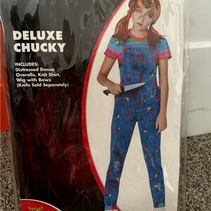 Spirit Deluxe Chucky Kids Costume - Blue and Red